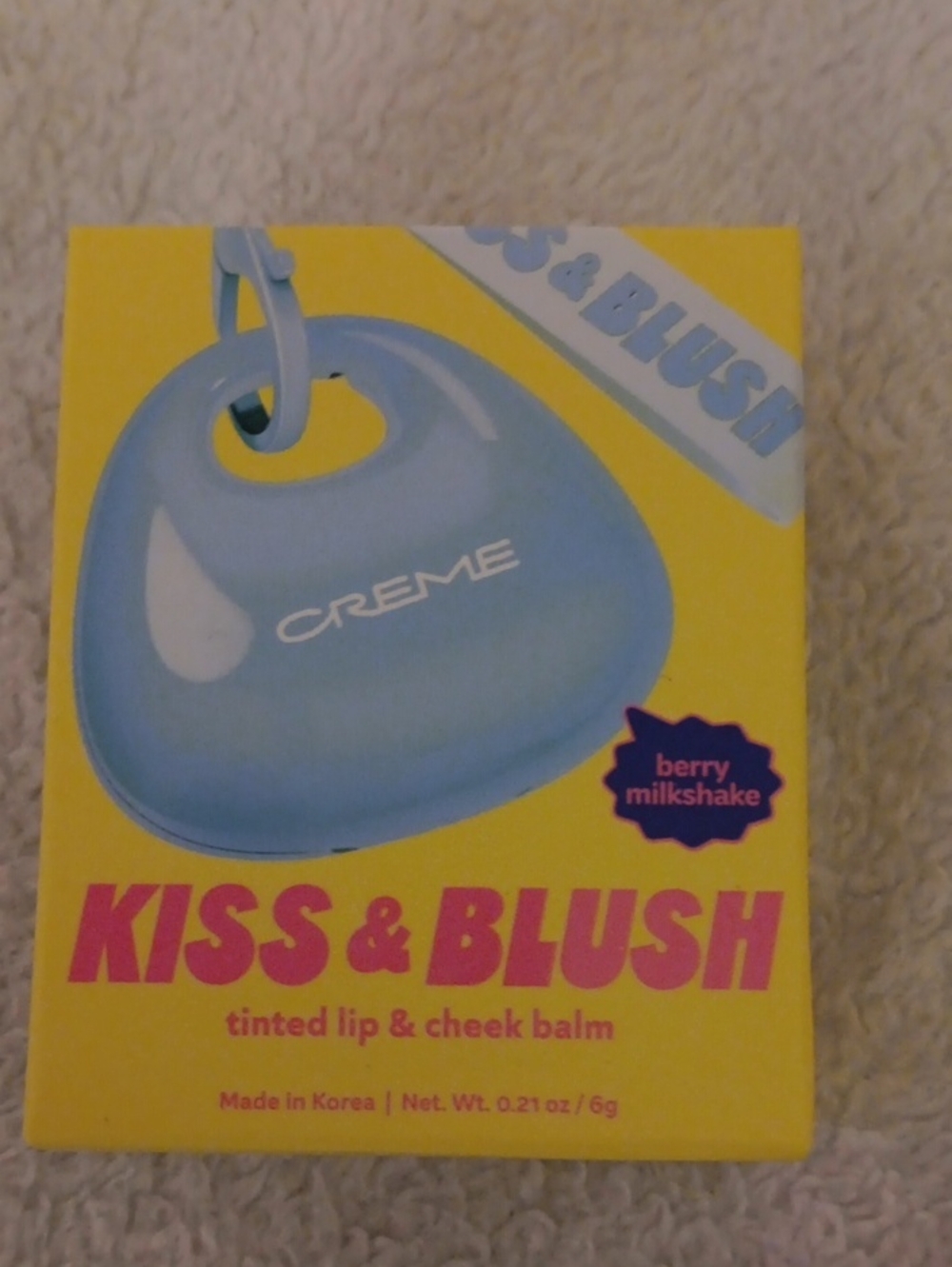 Kiss & Blush Tinted Lip & Cheek Balm - Berry Milkshake (Blue)